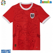 Austrija Domaci Dres za Ženska EP 2024 Kratak Rukav